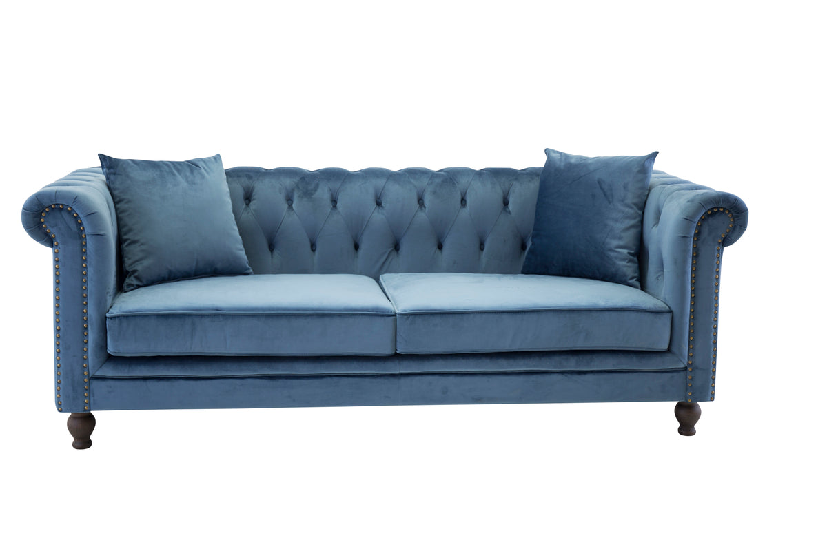 3-seater sofas Blue