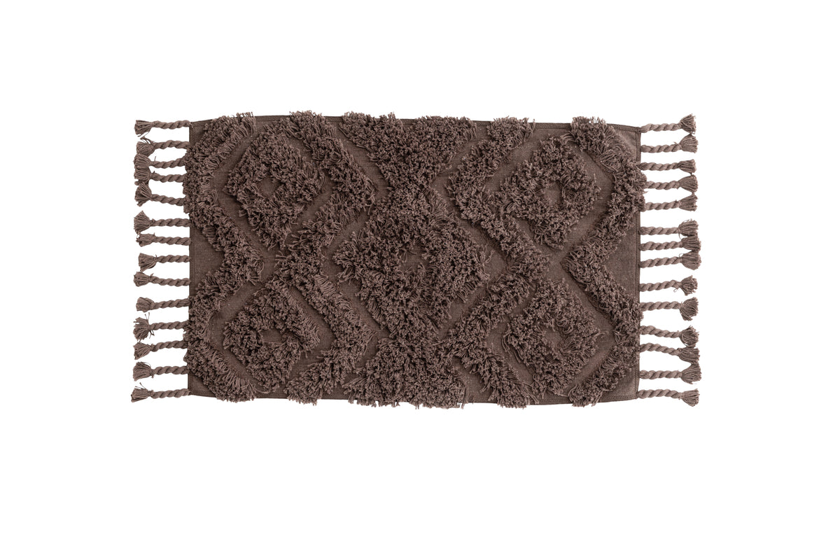 Hilma Rectangular Carpet 80 x 50 Brown