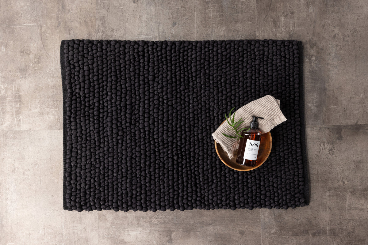 Wilmer Rectangular Carpet 80 x 50 Black