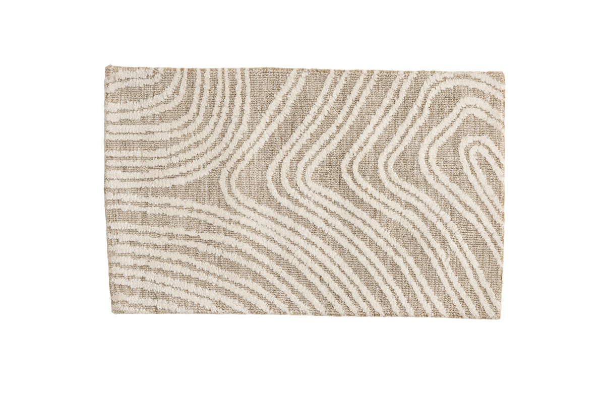 Vera Rectangular Carpet 50 x 80 Beige