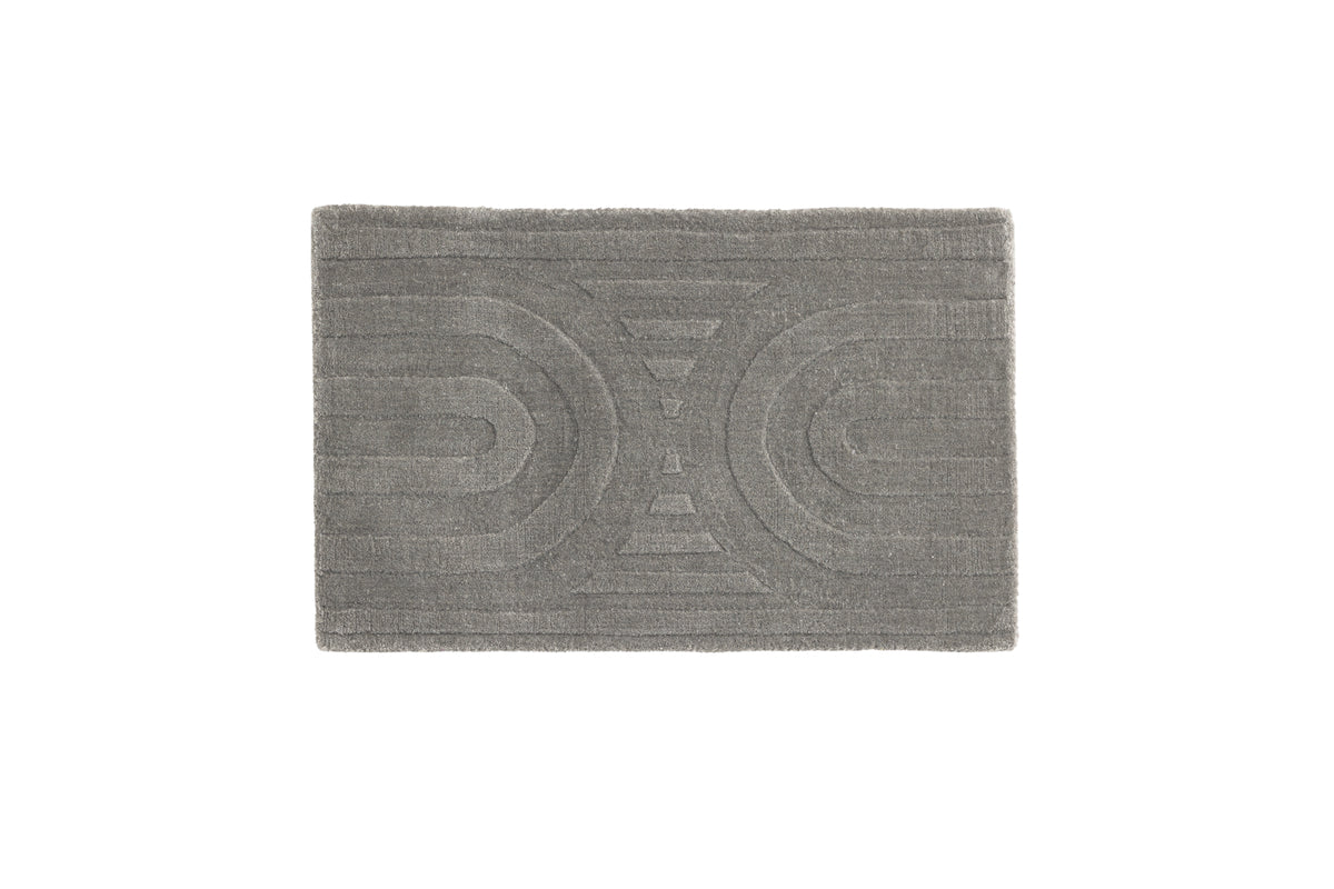 Nora Rectangular Carpet 50 x 80 Silver