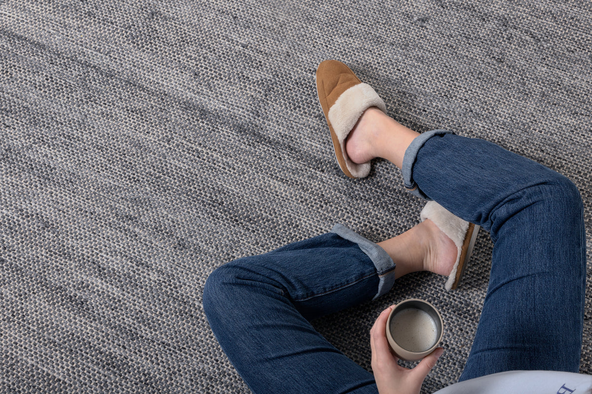 Devi Rectangular Carpet 300 x 200 Grey