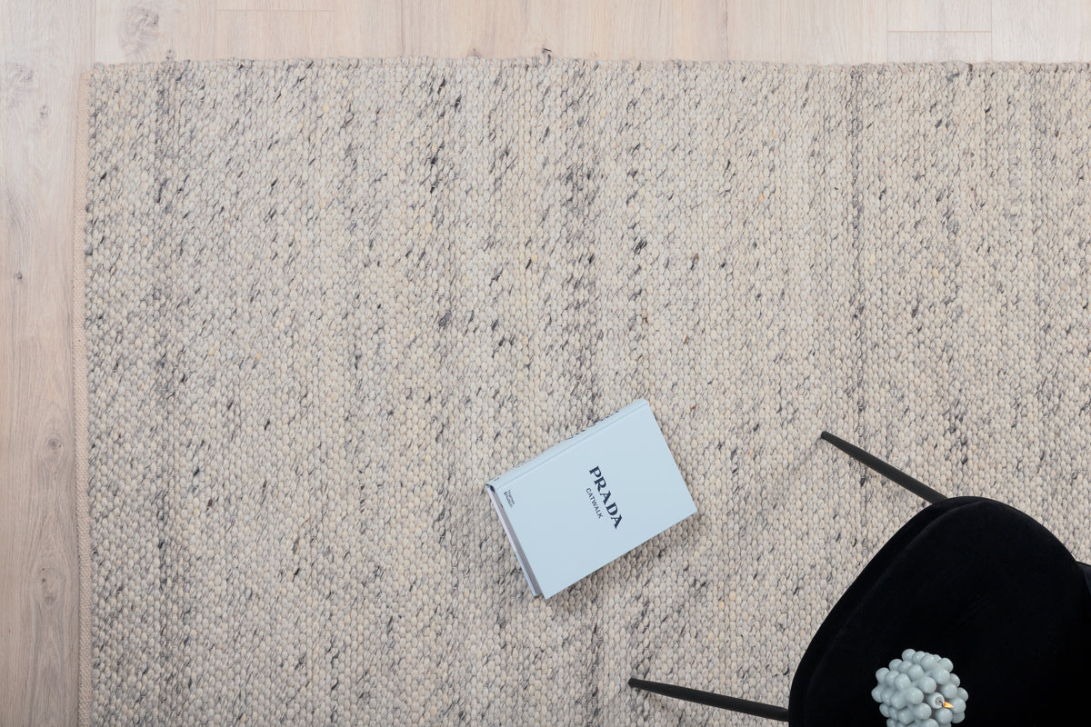 Ganga Rectangular Carpet 240 x 170 White