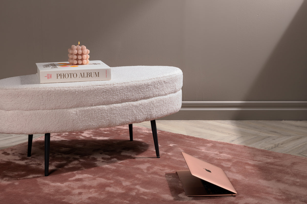 Indra Rectangular Carpet 350 x 250 Pink