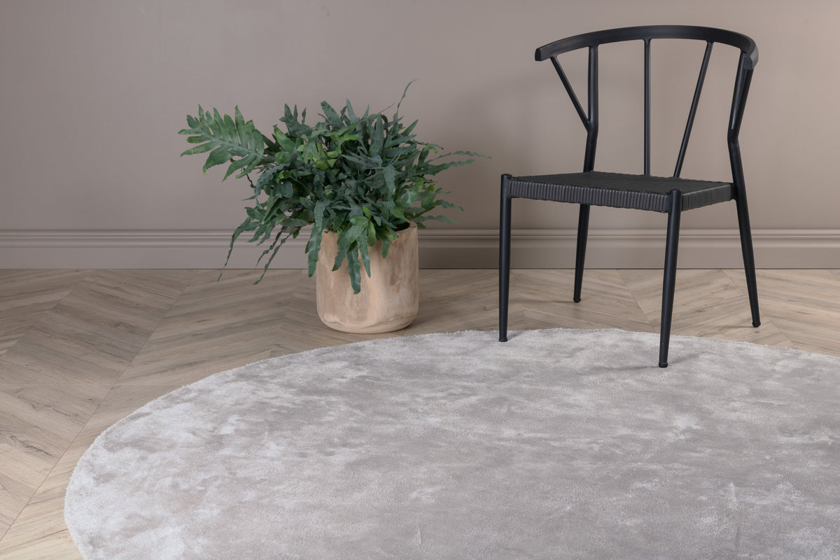 Indra Round Carpet ⌀200 Grey
