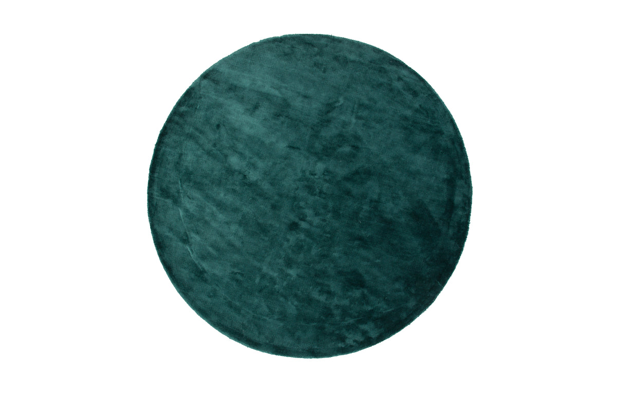 Indra Round Carpet ⌀200 Green