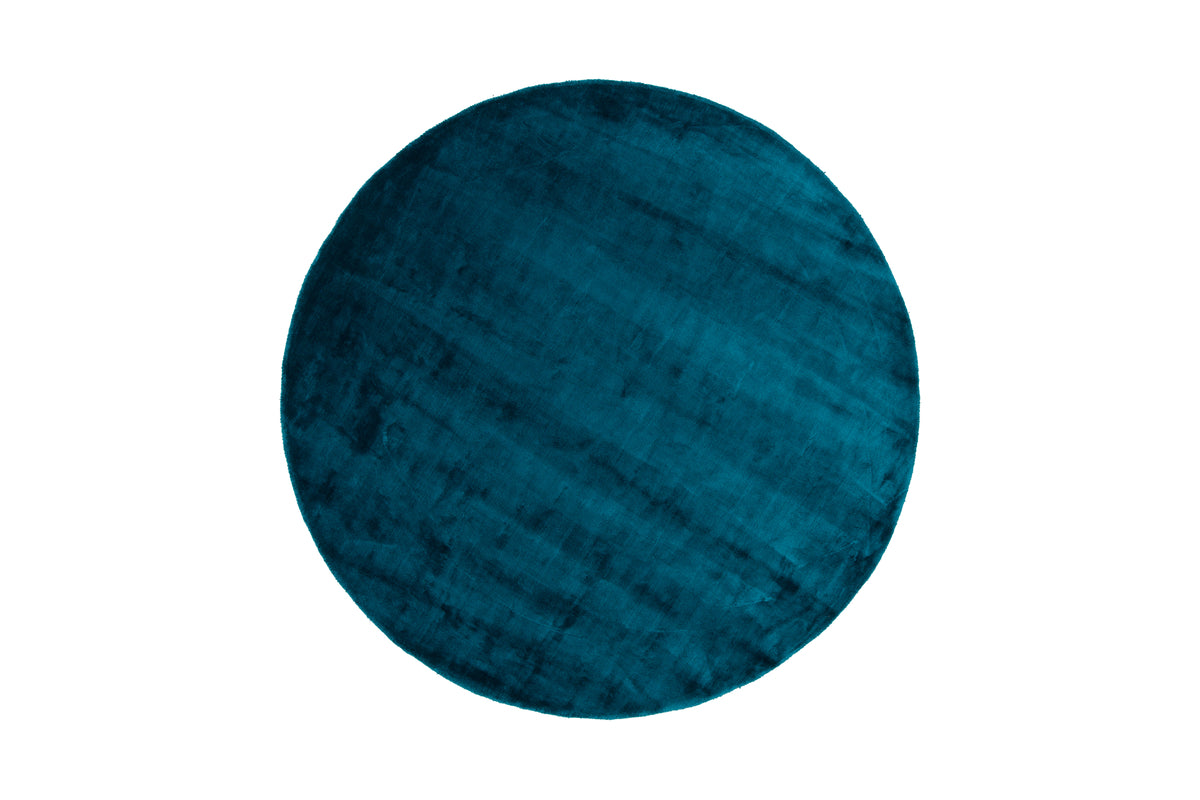 Indra Round Carpet ⌀200 Turquoise