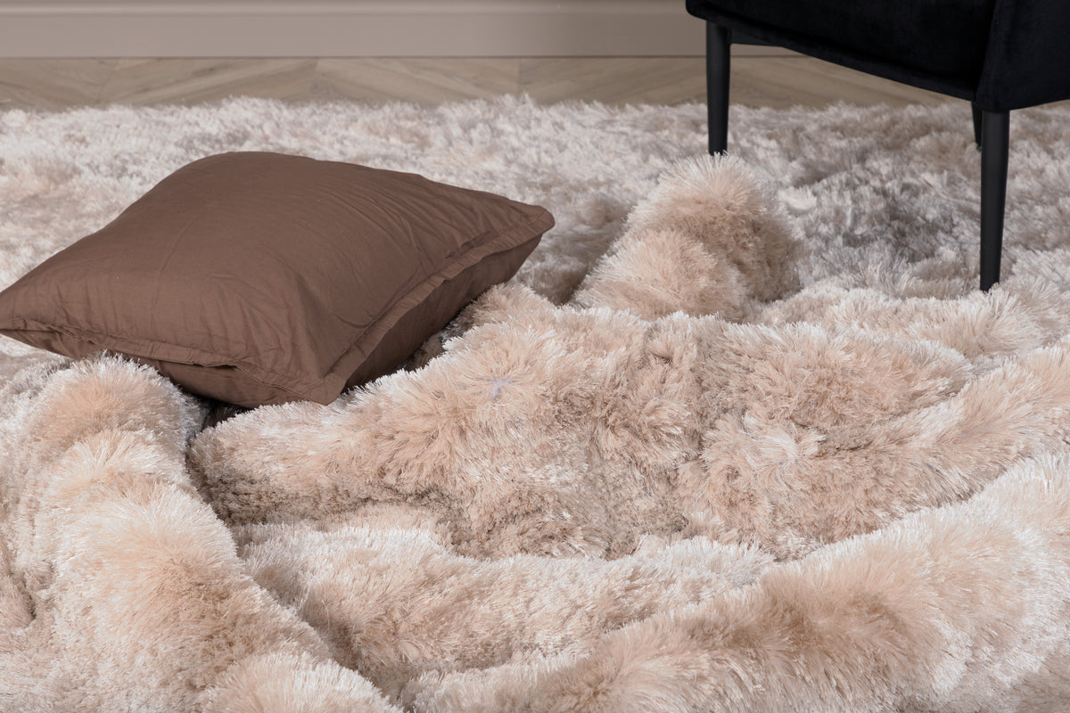 Shiva Rectangular Carpet 240 x 170 Beige