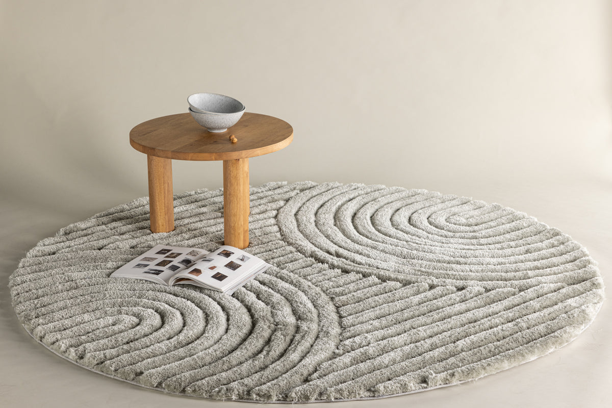 Niklas Round Carpet ⌀200 Greige
