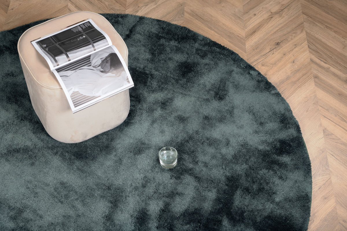 Undra Round Carpet ⌀200 Green