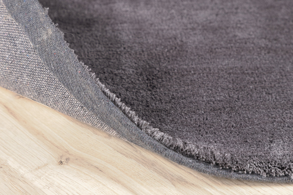 Undra Round Carpet ⌀200 Dark Grey