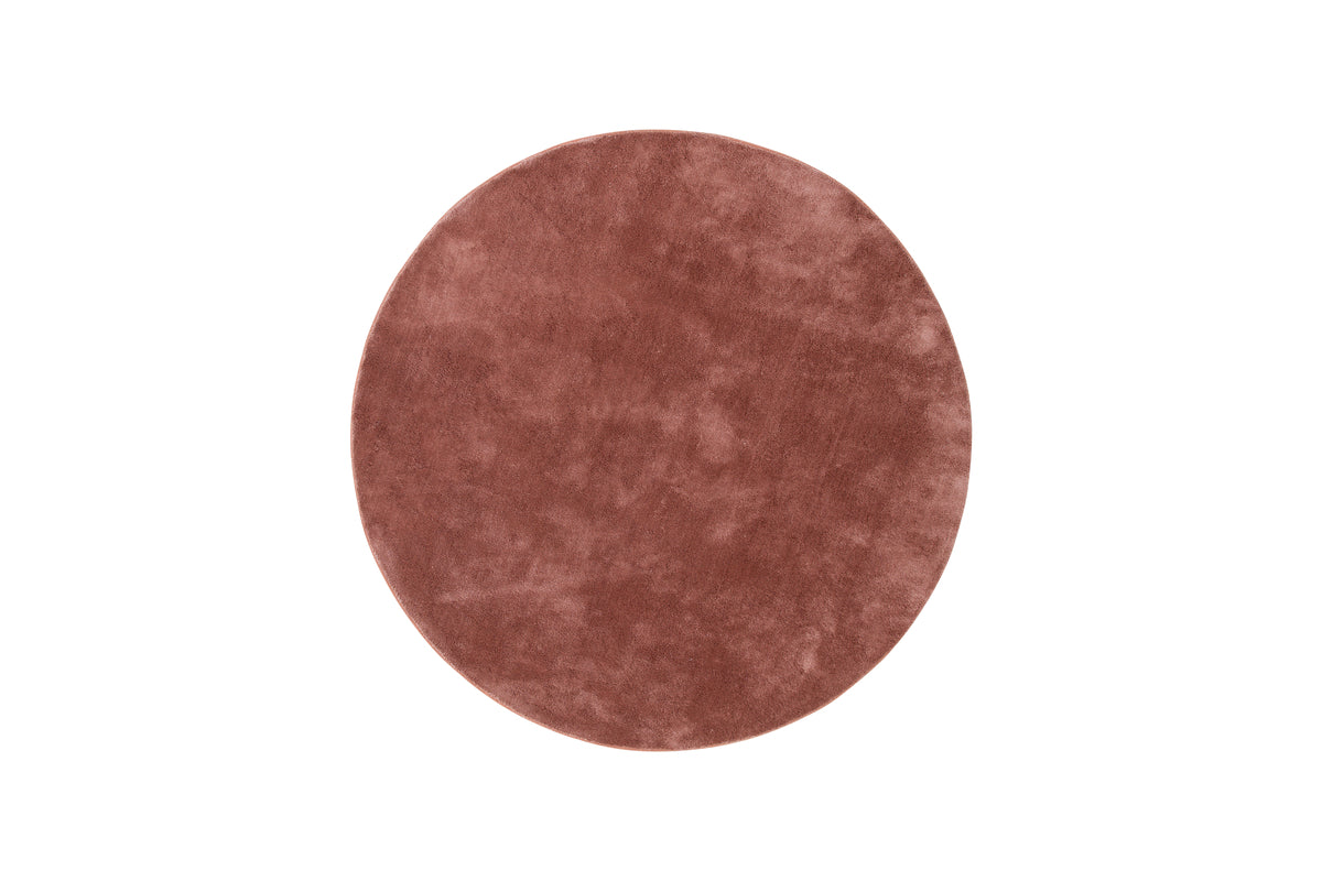 Undra Round Carpet ⌀200 Pink