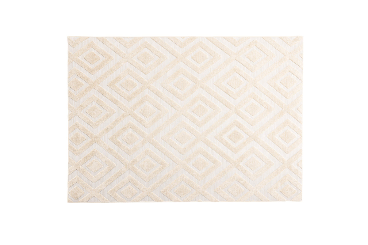 Pia Rectangular Carpet 230 x 160 Beige