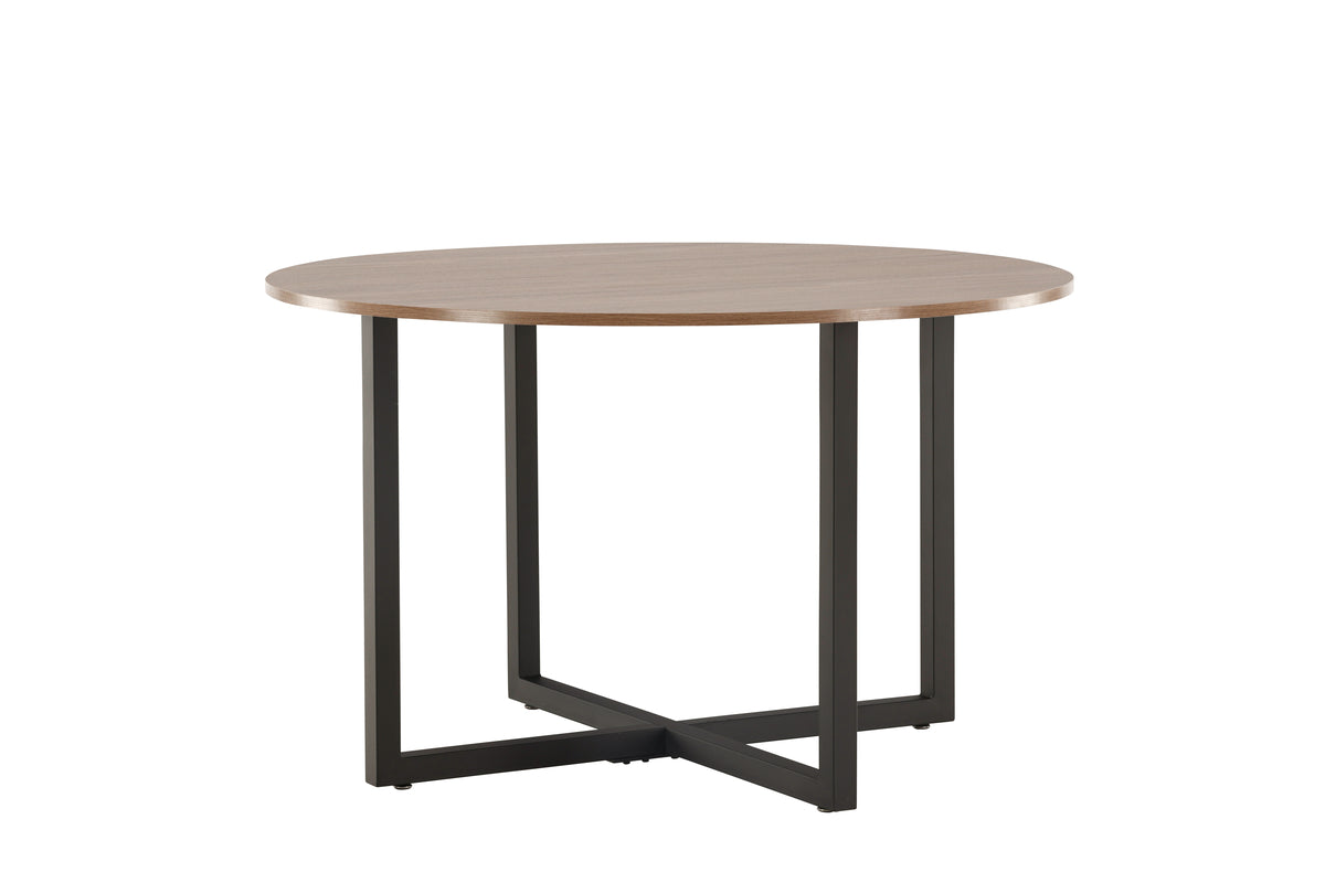 Durango Round Dining Table ⌀120 Walnut