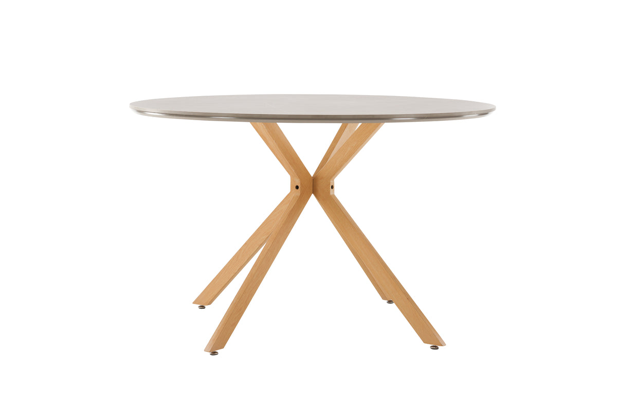 Piazza Round Dining Table ⌀120 Grey