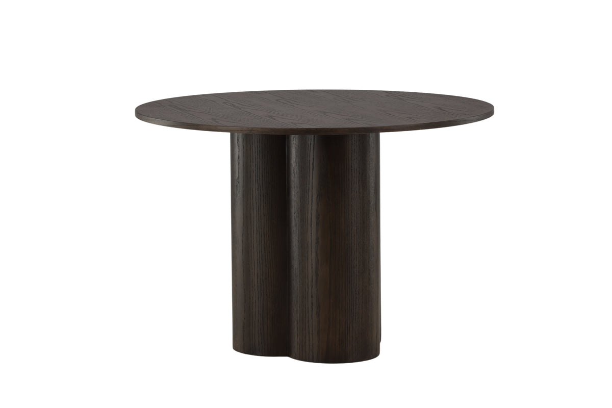 Olivia Round Dining Table ⌀110 Mocca