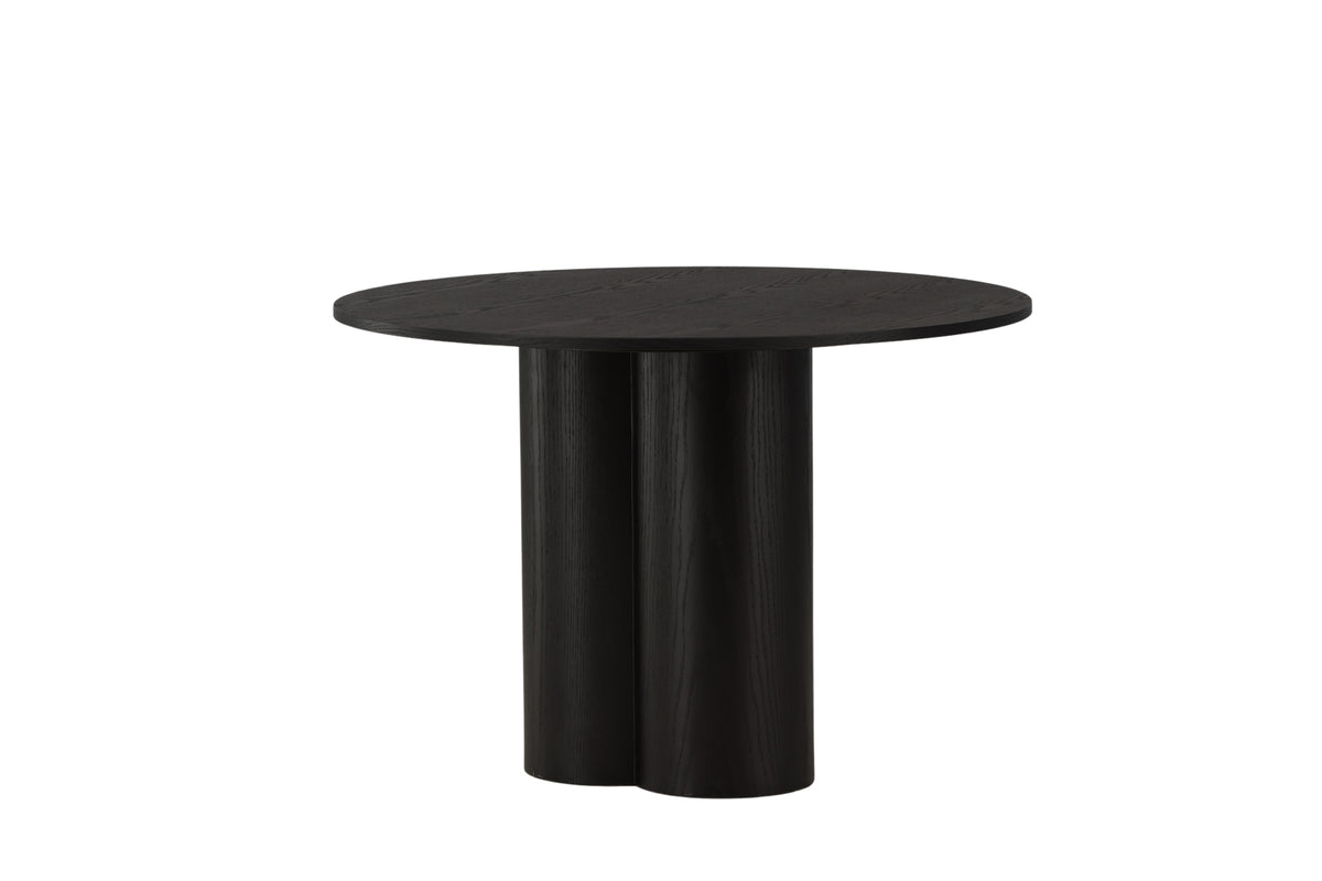 Olivia Round Dining Table ⌀110 Black