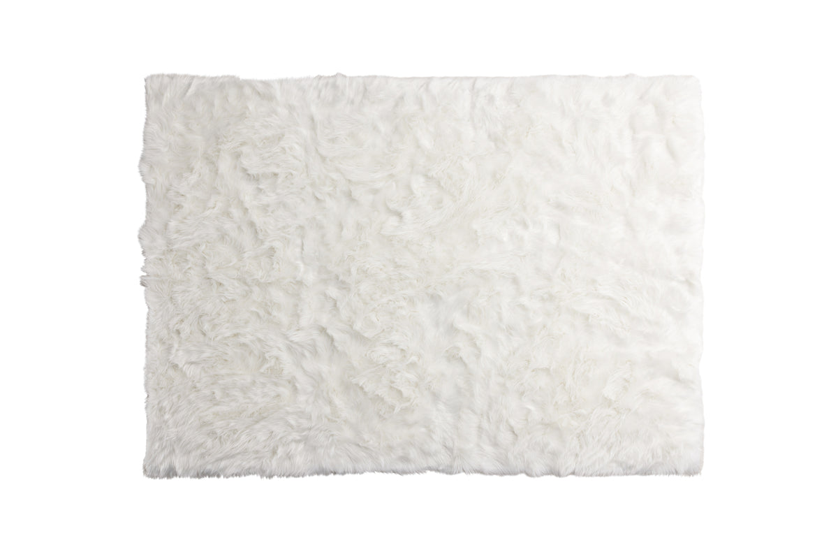 Katy Rectangular Carpet 230 x 160 White