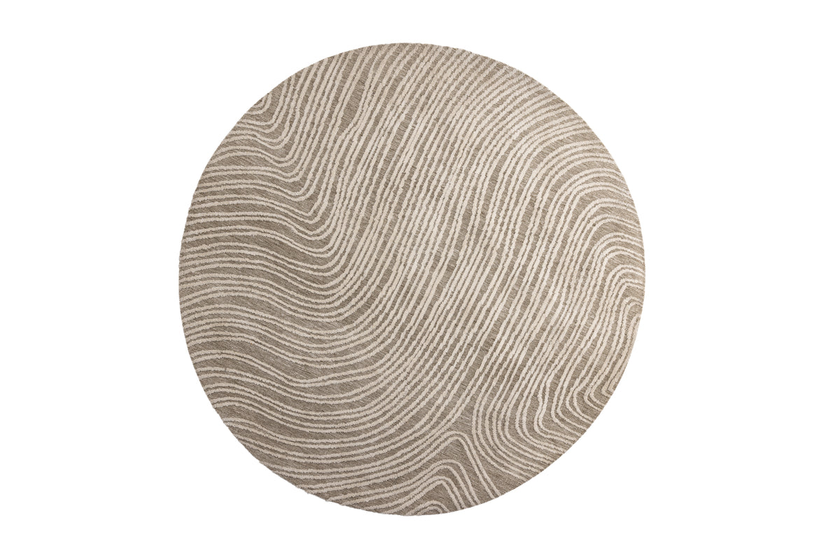 Melle Round Carpet ⌀200 Beige