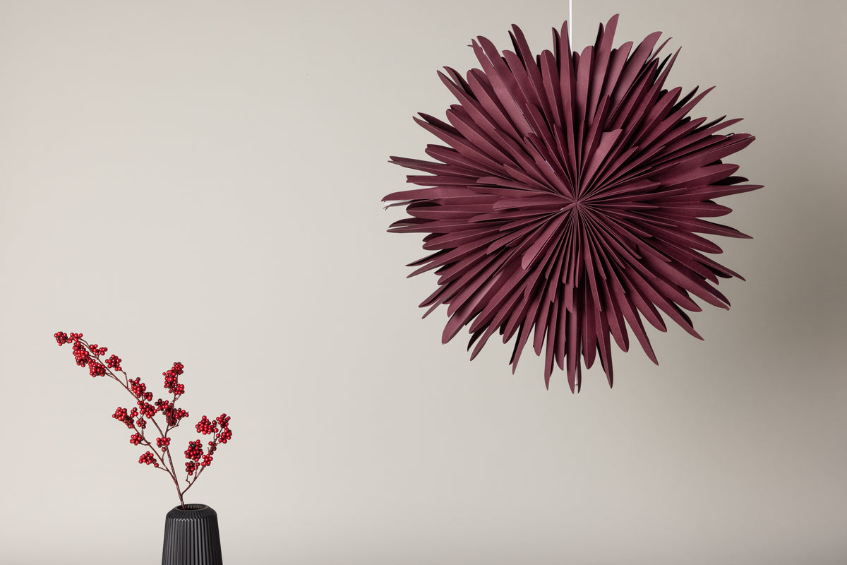 Sälen Pendant Lamp ⌀80 Dark Red
