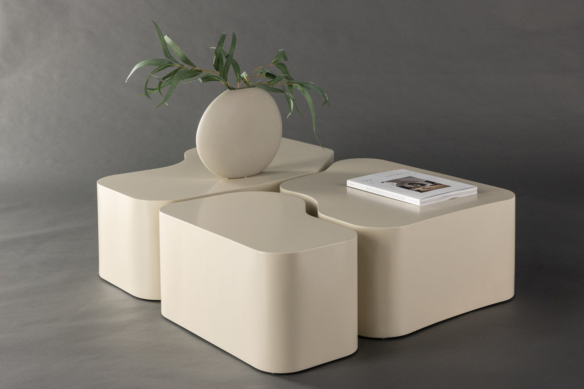 Nordland Sofa Table Table 1: 95x70, Table 2: 74x60, Table 3: 40x40 Beige