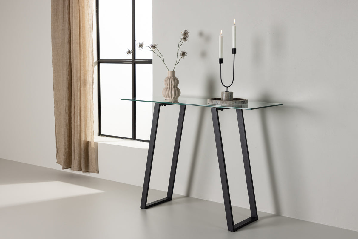 Horten Side Table 100 x 40 Black