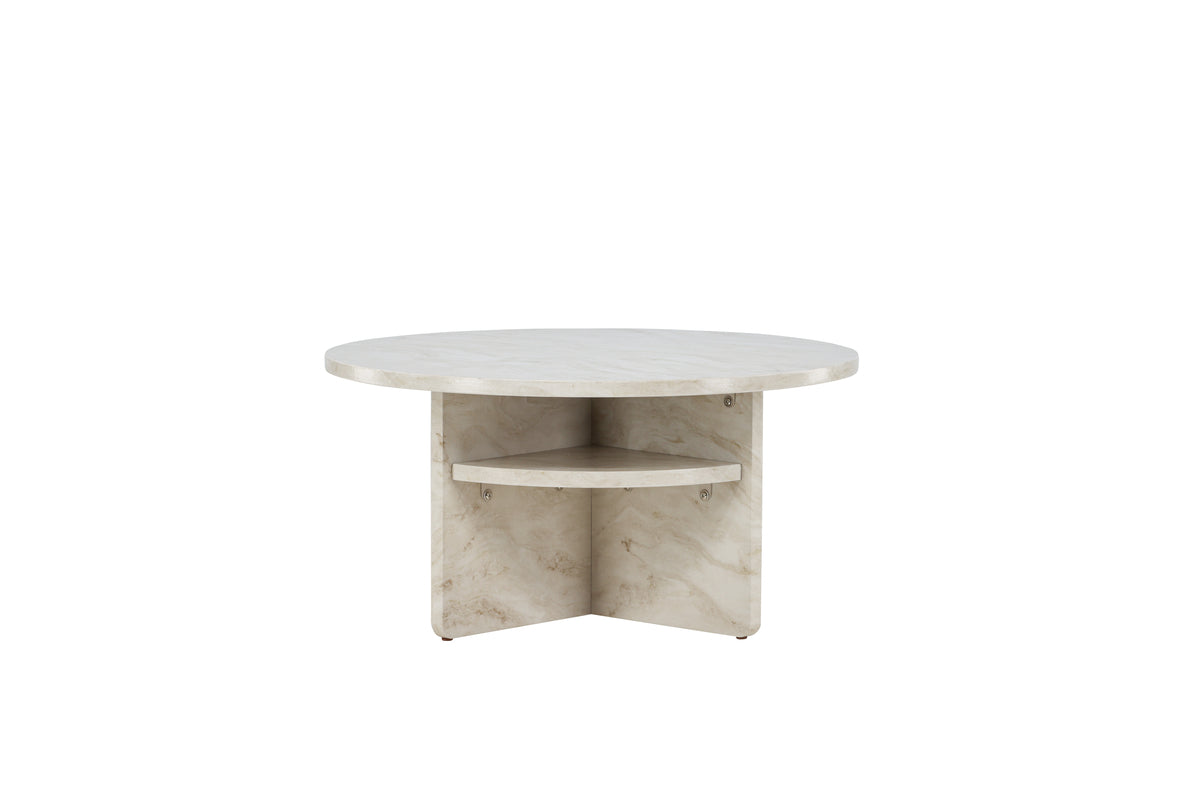Ålesund Sofa Table ⌀85 Beige