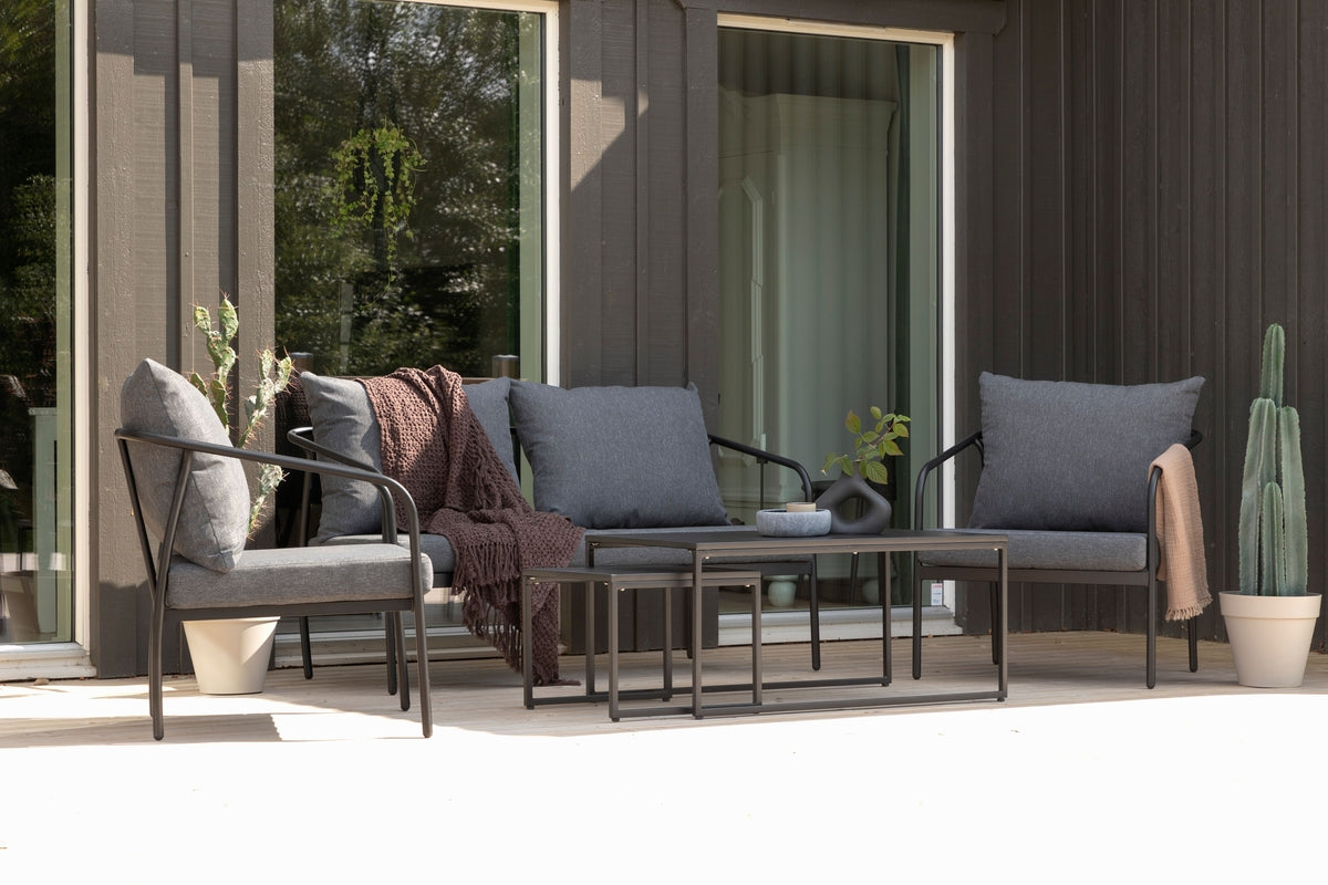 Sopot Sofa Set Black