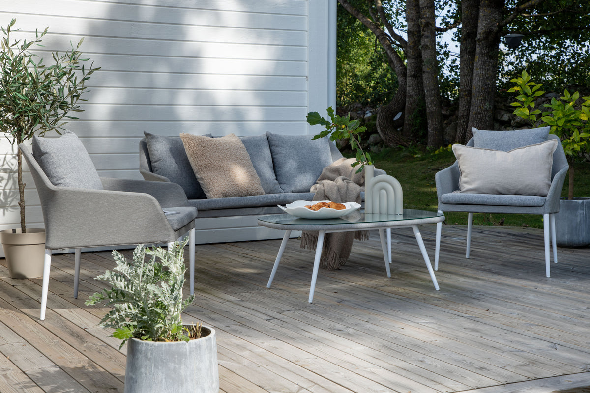 Spoga Sofa Set Grey Grey