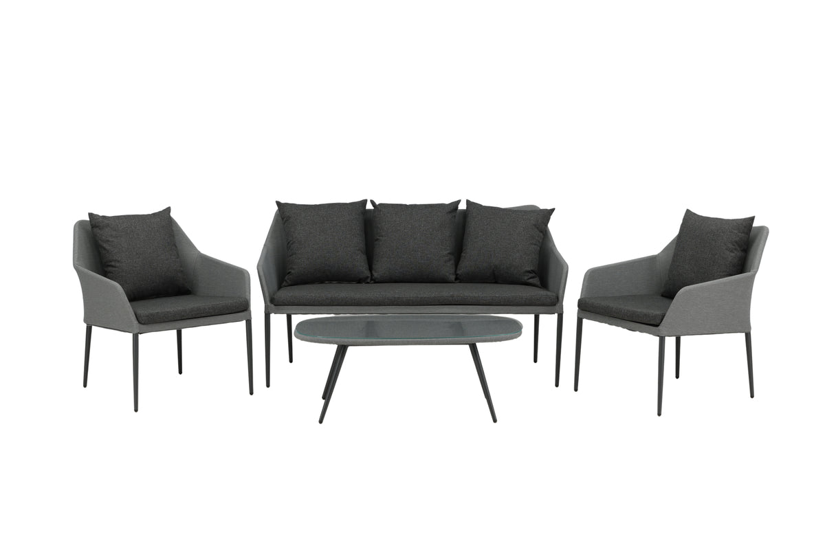 Spoga Sofa Set Grey