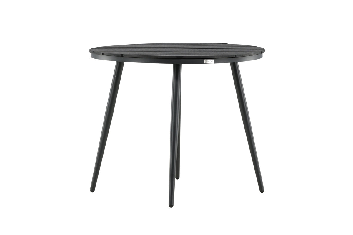 Break Round Dining Table ⌀90 Black
