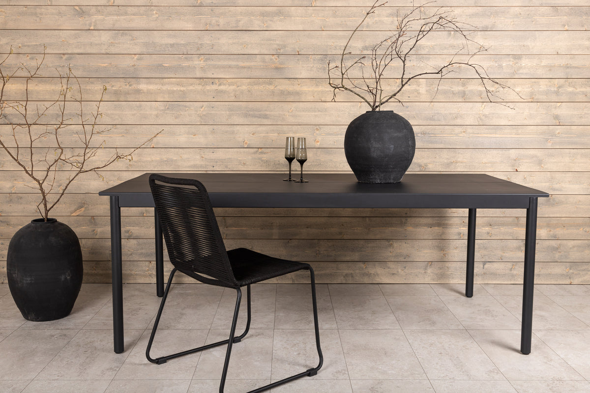 Modena Rectangular Dining Table 200 x 100 Black