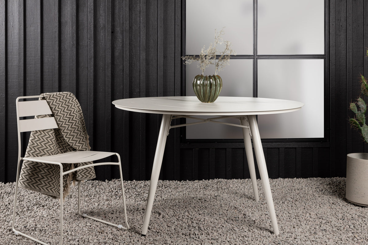 Lina Round Dining Table ⌀120 Beige