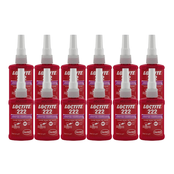Loctite 222 Gänglåsning, 50ml 12st/fp