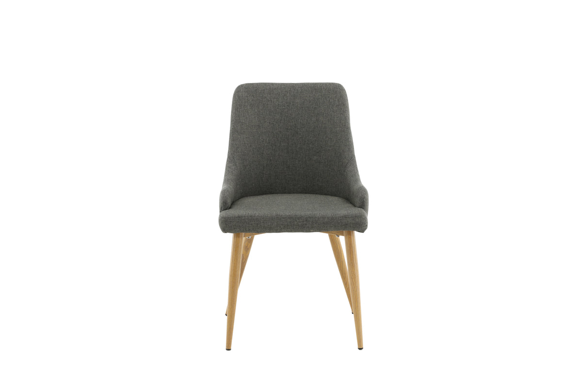 Dining chairs 2-pack Dark grey