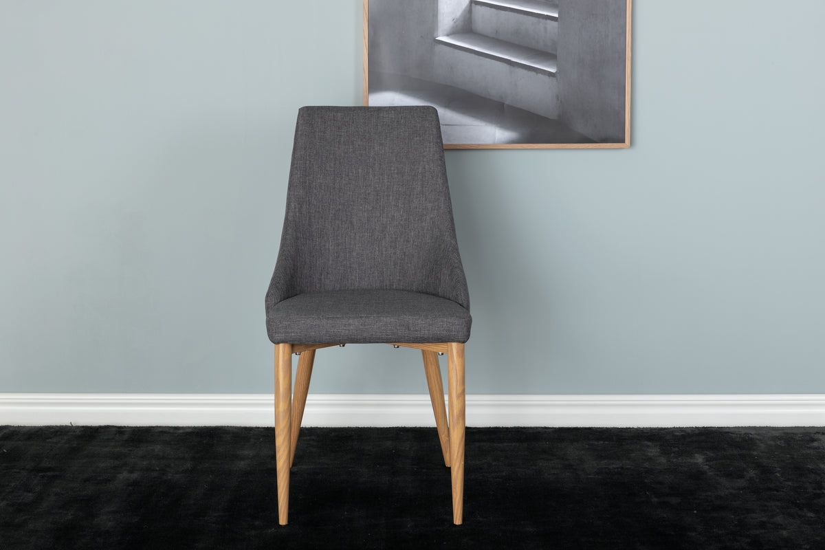 Leone Dining Chair Dark Grey
