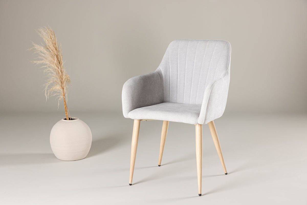 Comfort Dining Chair 2-pack Light Grey