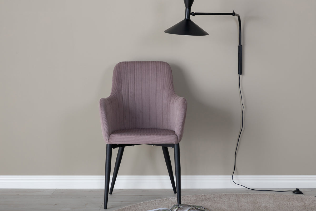 Comfort Dining Chair 2-pack Dusty Pink