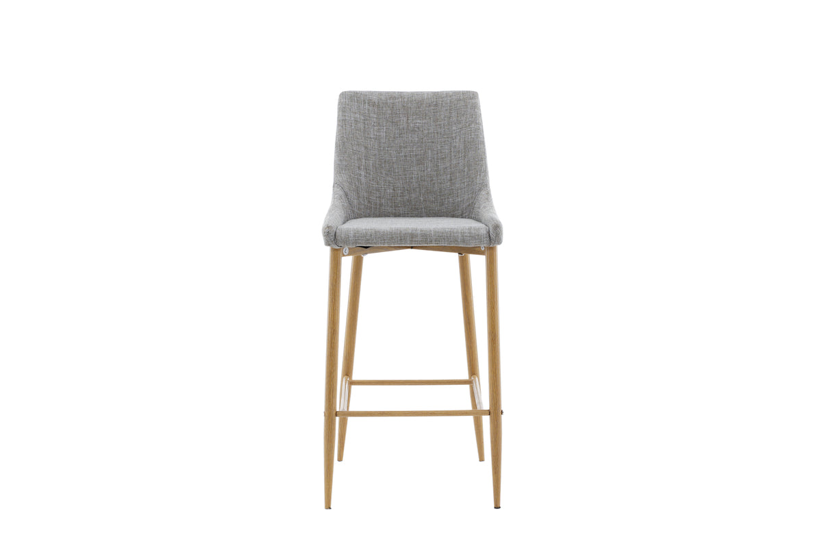 Plaza Bar Chair 2-pack Light Grey
