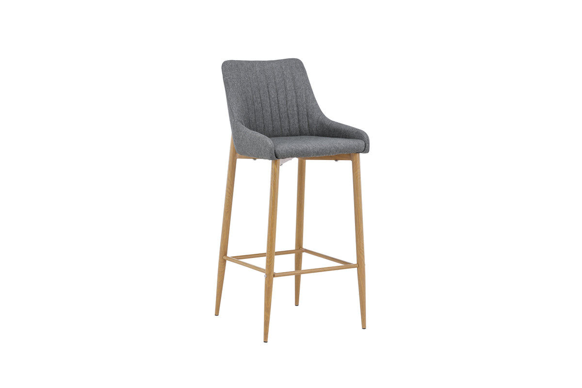 Plaza Bar Chair 2-pack Dark Grey