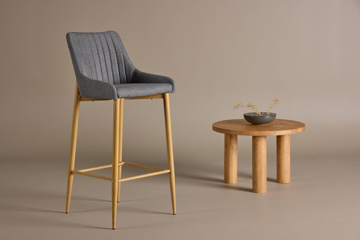 Plaza Bar Chair 2-pack Dark Grey