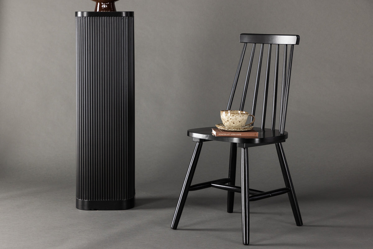 Dining chairs 2-pack Black