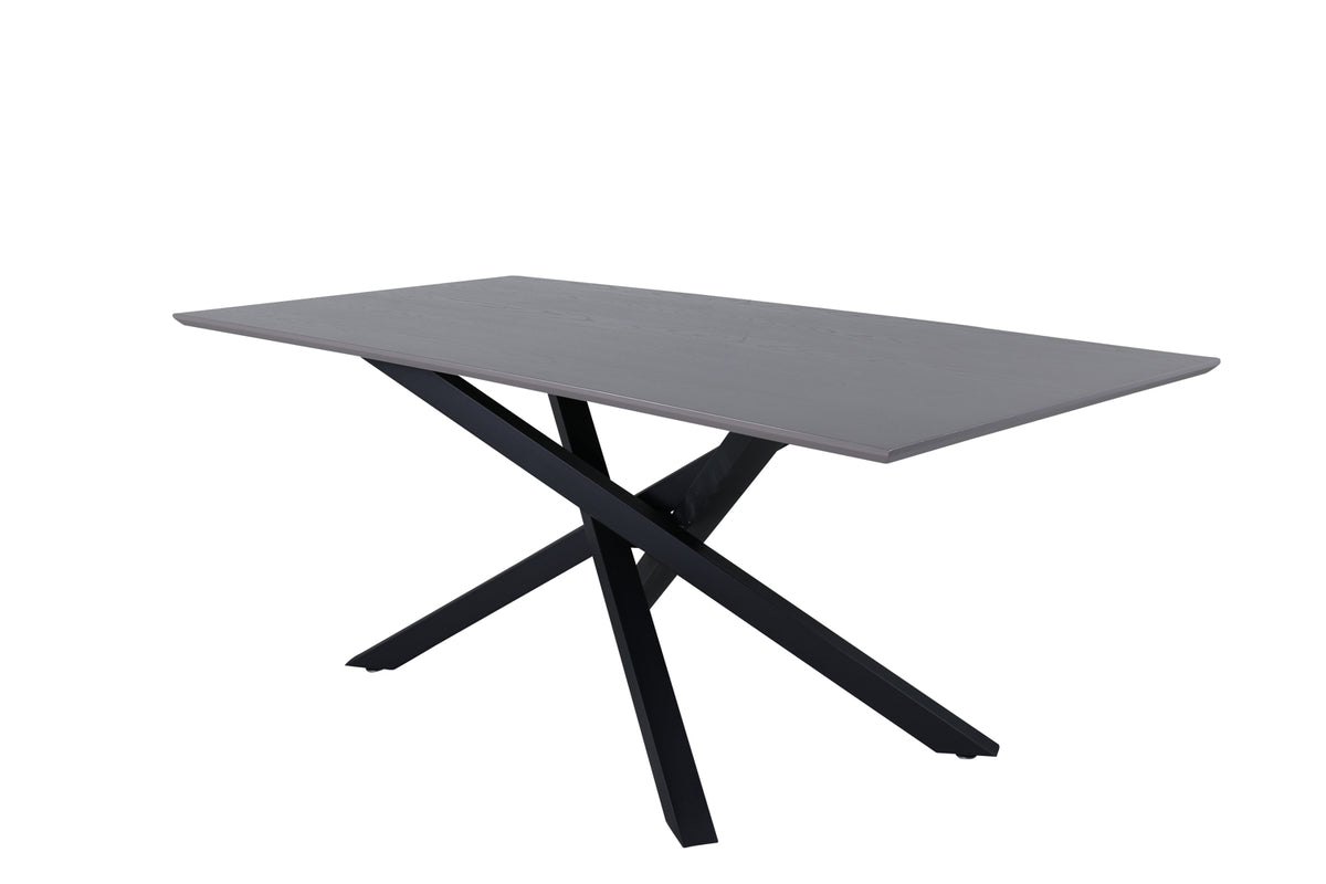 Piazza Rectangular Dining Table 180 x 90 Black