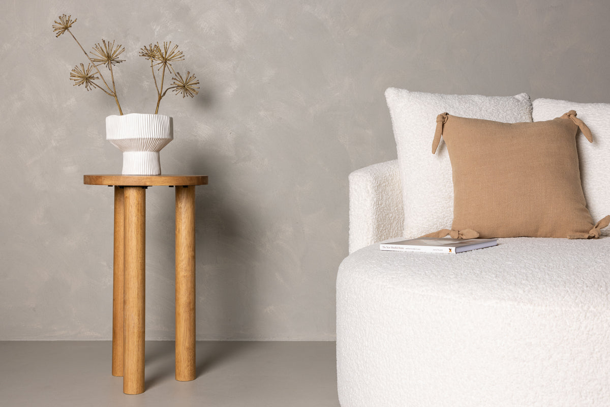 Duxbury Side Table ⌀35 Brown