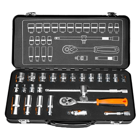 3/8” hylsyavainsarja