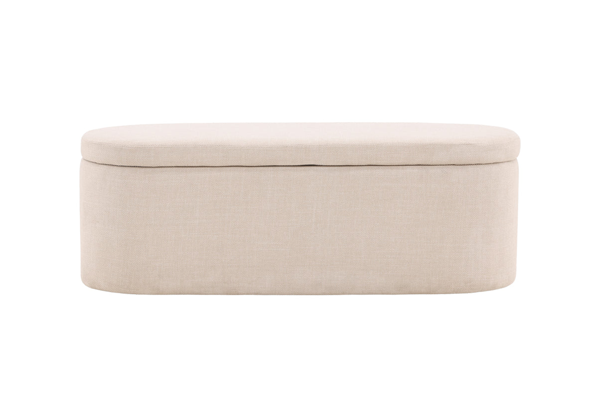 Potenza Ottoman 130 x 47 x 50 Offwhite