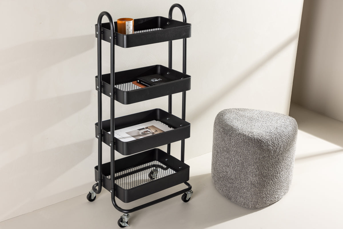 Manaus Shelf 34 x 46 x 104 Black