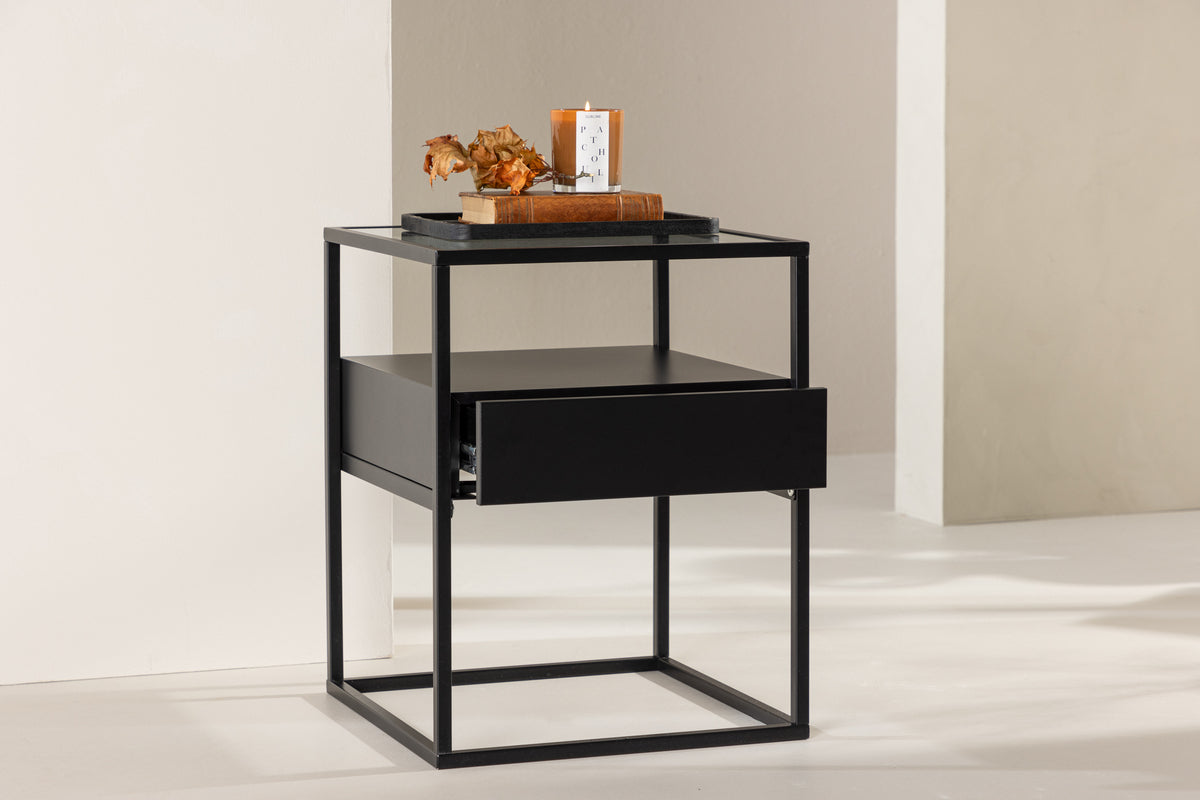 Fortaleza Side Table 40 x 40 Black