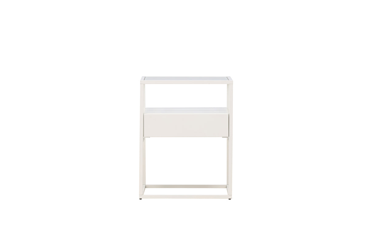 Fortaleza Side Table 40 x 40 White