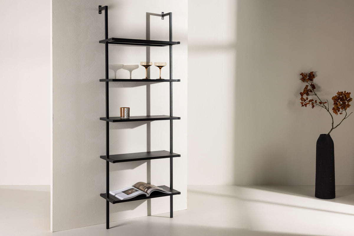 Caracas Shelf 30 x 60 x 183 Black